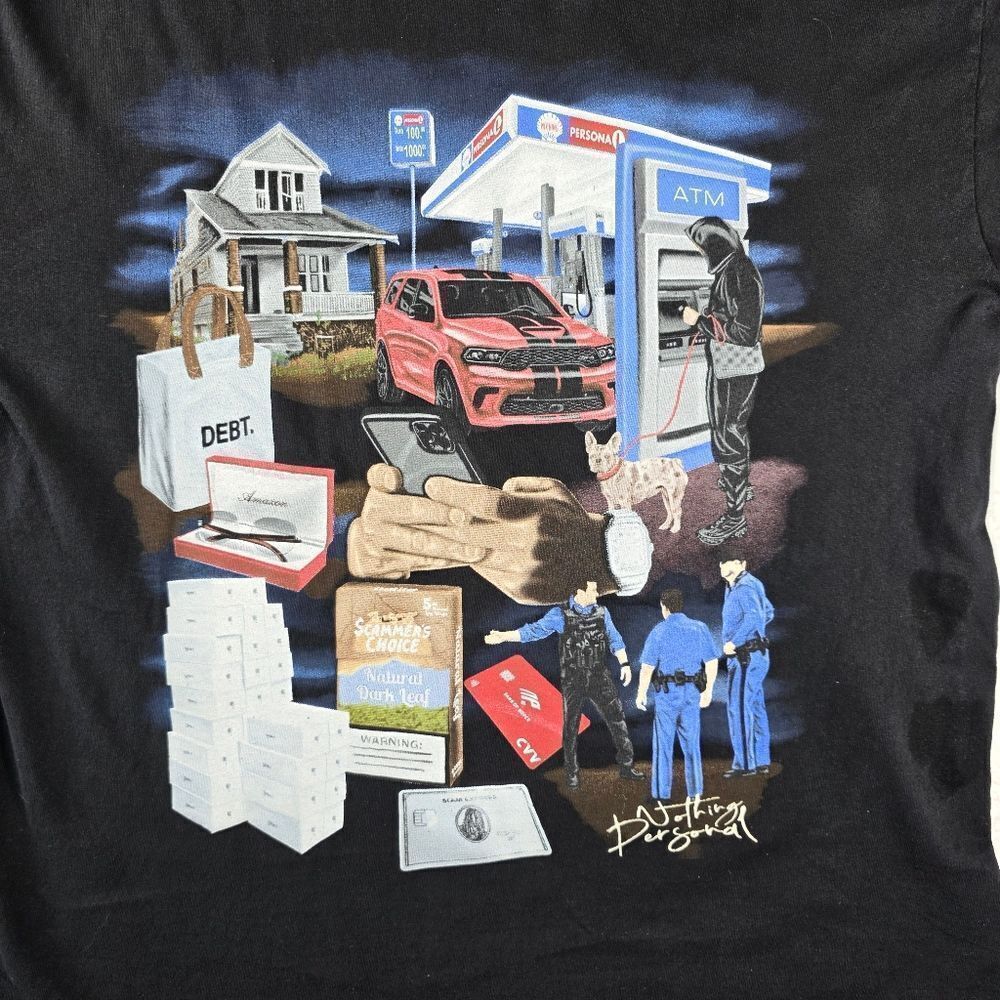 Nothing Personal Scammer Tee Size Large - Picture 14 of 16